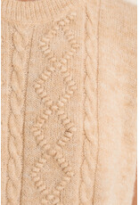 Molly Bracken Molly Bracken - Sleeveless Round Neck Sweater (Cream)