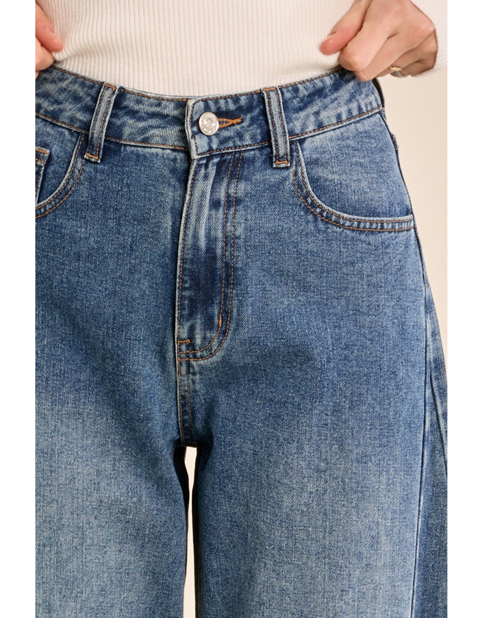 Molly Bracken Molly Bracken - Barrel Leg Jean (Brut)