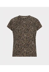 EsQualo EsQualo - Leopard Top with Twist Detail