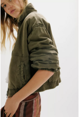 Free people Free People - We The Free Washed Birdie Jacket (Olive Green)