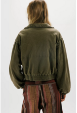 Free people Free People - We The Free Washed Birdie Jacket (Olive Green)