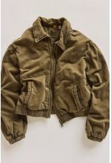 Free people Free People - We The Free Washed Birdie Jacket (Olive Green)