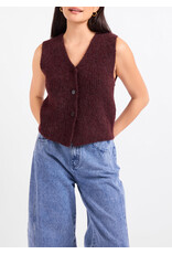 Sadie & Sage Sadie & Sage - Warm Cider Sweater Vest (Burgundy)