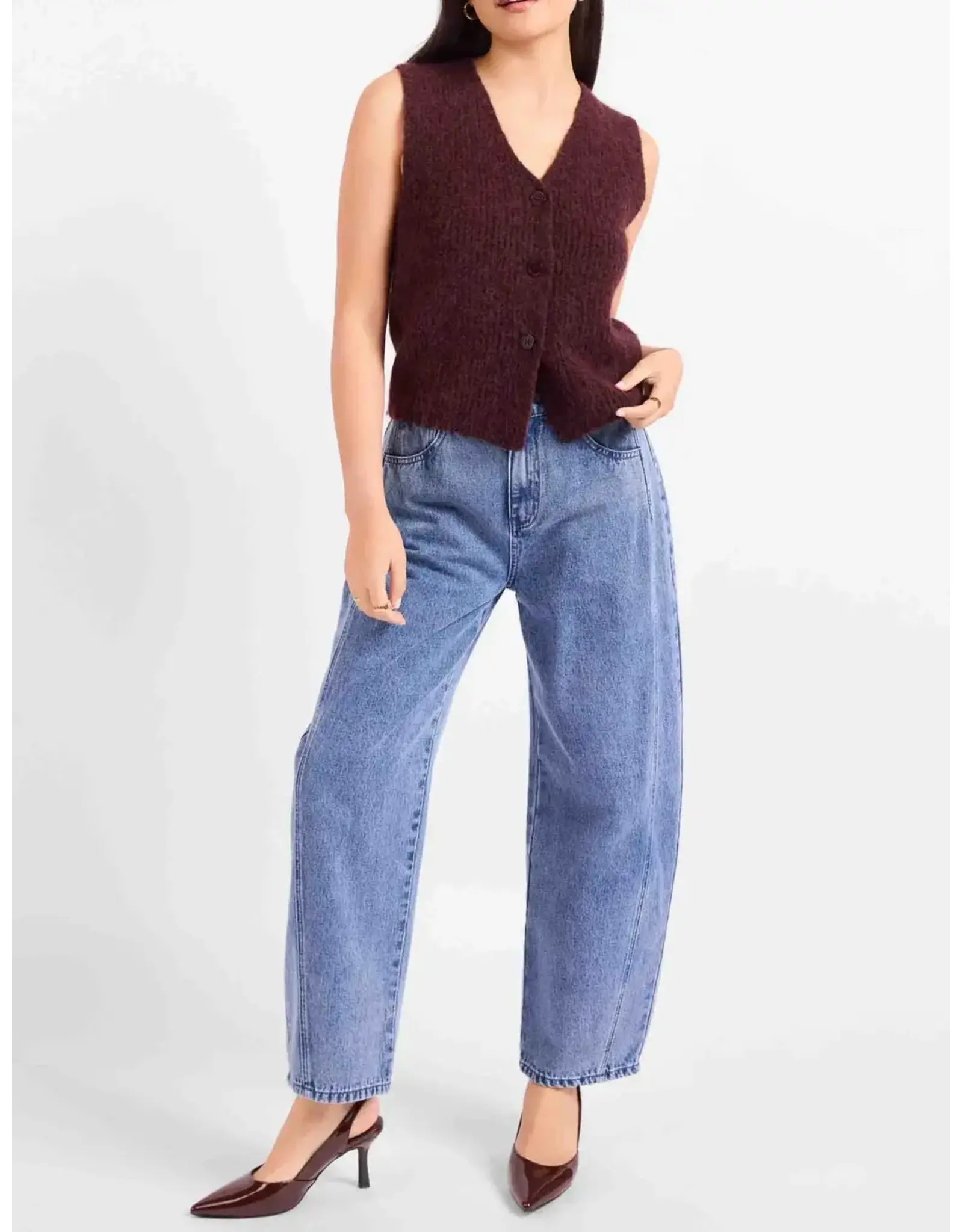 Sadie & Sage Sadie & Sage - Warm Cider Sweater Vest (Burgundy)