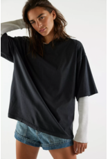 Free people Free People - We The Free Perfect Oversized Tee (Black)