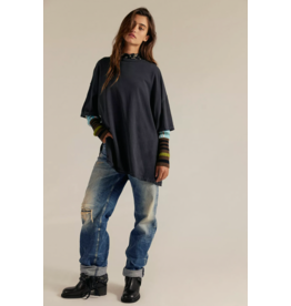 Free people Free People - We The Free Perfect Oversized Tee (Black)