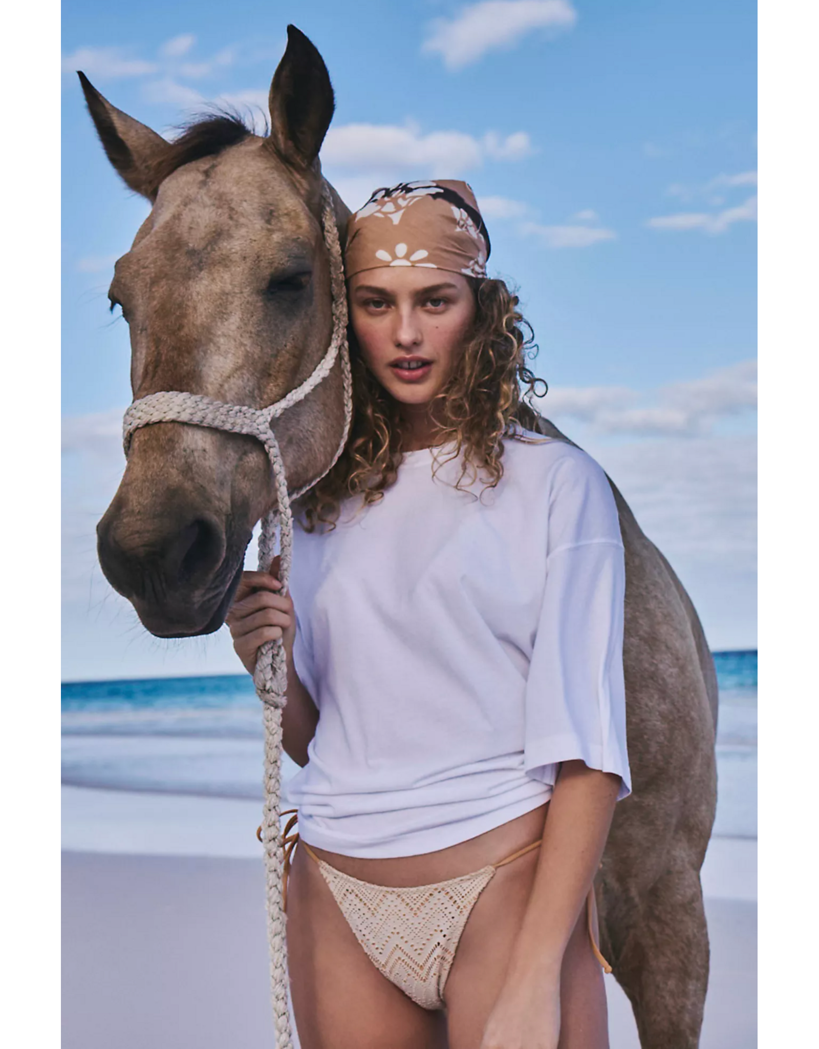Free people Free People - We The Free Perfect Oversized Tee (White)