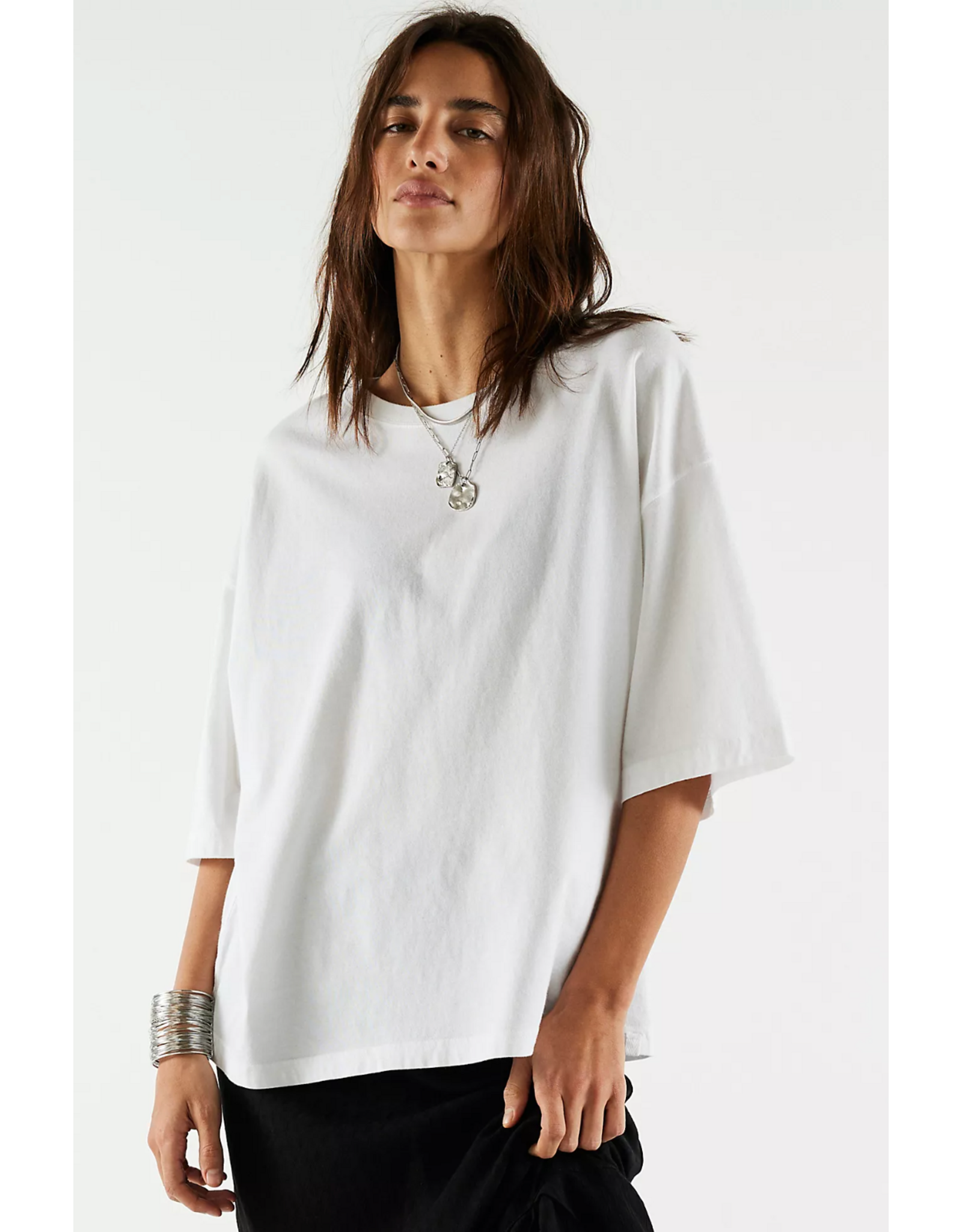 Free people Free People - We The Free Perfect Oversized Tee (White)