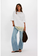 Free people Free People - We The Free Perfect Oversized Tee (White)