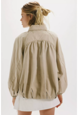 Free people Free People - Chelsea Funnel-Neck Jacket (Oatmeal)