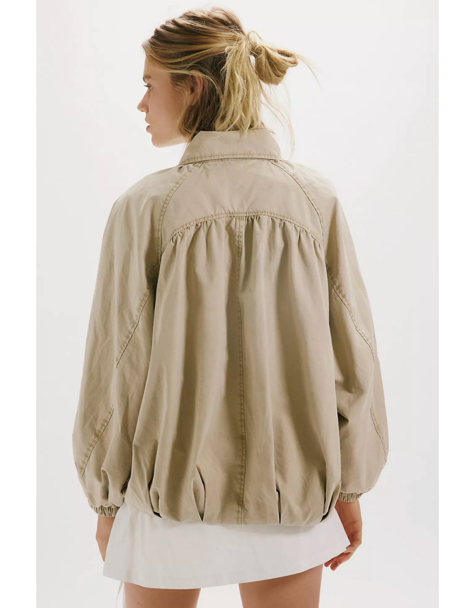 Free people Free People - Chelsea Funnel-Neck Jacket (Oatmeal)