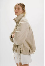 Free people Free People - Chelsea Funnel-Neck Jacket (Oatmeal)