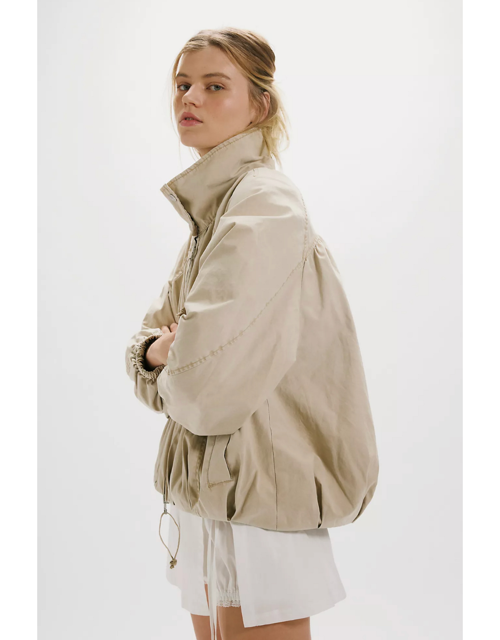 Free people Free People - Chelsea Funnel-Neck Jacket (Oatmeal)