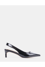 Steve Madden Steve Madden - Carmen Faux Leather Patent Slingback Pump (Black)