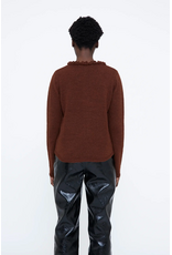 Wild Pony Wild Pony - Jumper with Mini Ruffles (Brown)