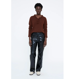 Wild Pony Wild Pony - Jumper with Mini Ruffles (Brown)
