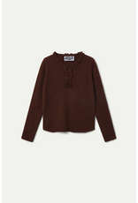 Wild Pony Wild Pony - Jumper with Mini Ruffles (Brown)