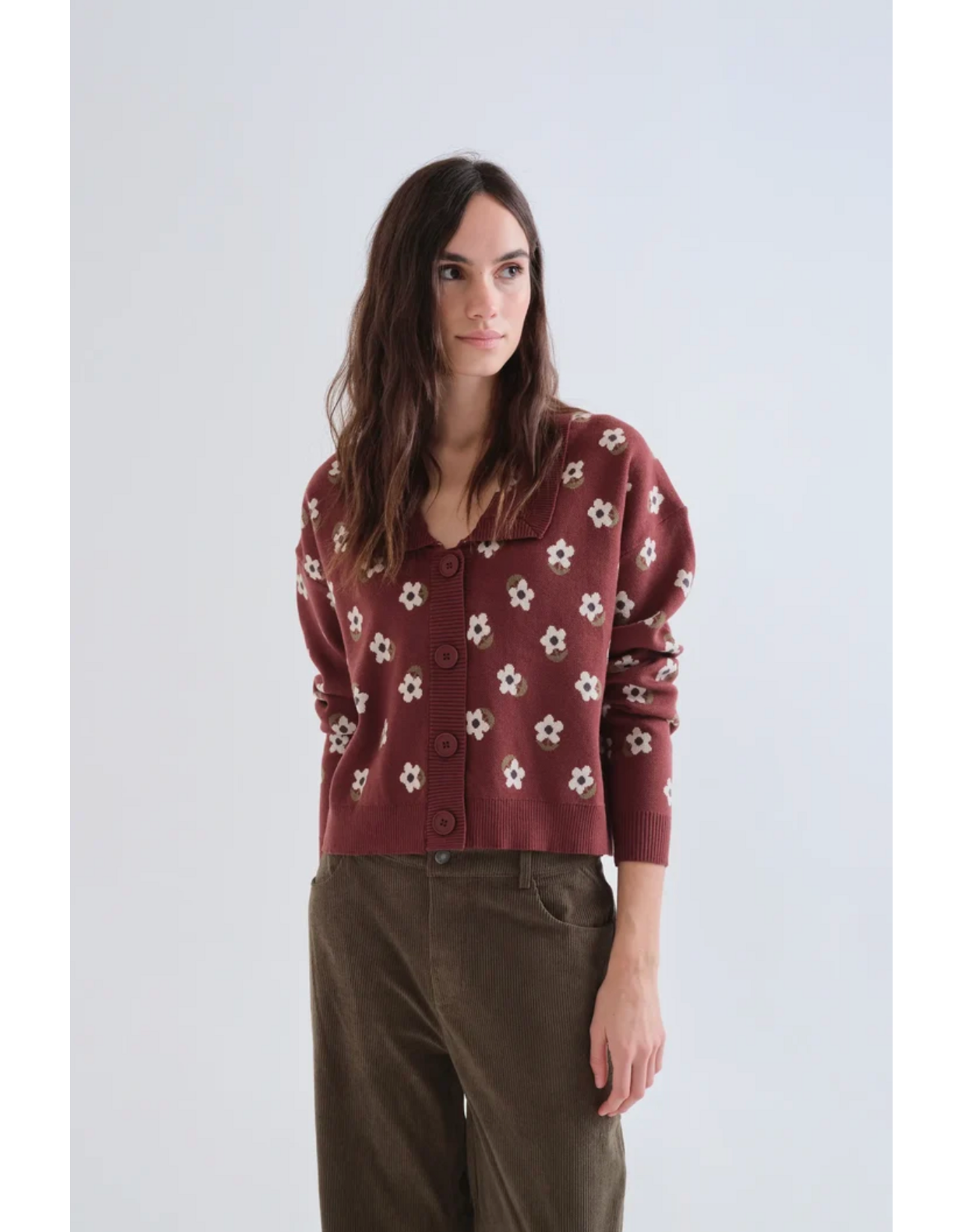 Compania Fantastica Compania Fantastica - Santini Jacquard Cardigan