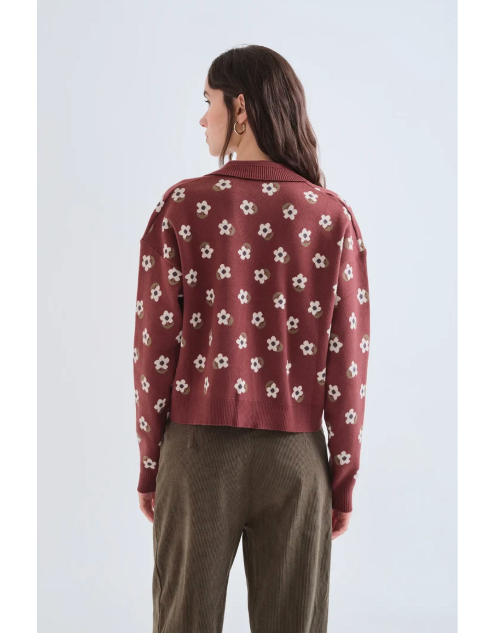 Compania Fantastica Compania Fantastica - Santini Jacquard Cardigan
