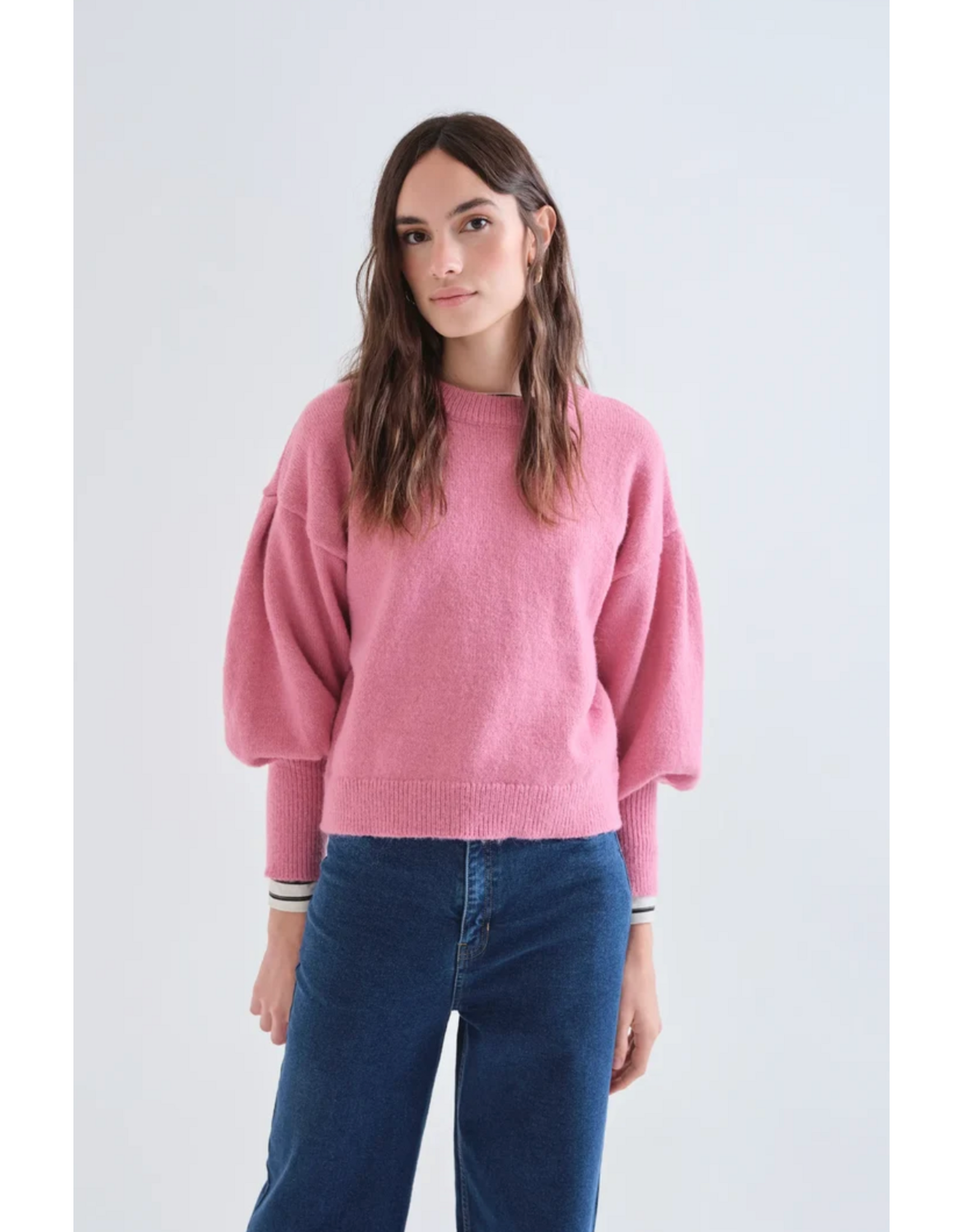 Compania Fantastica Compania Fantastica - Fancy Sleeve Jumper (Pink)