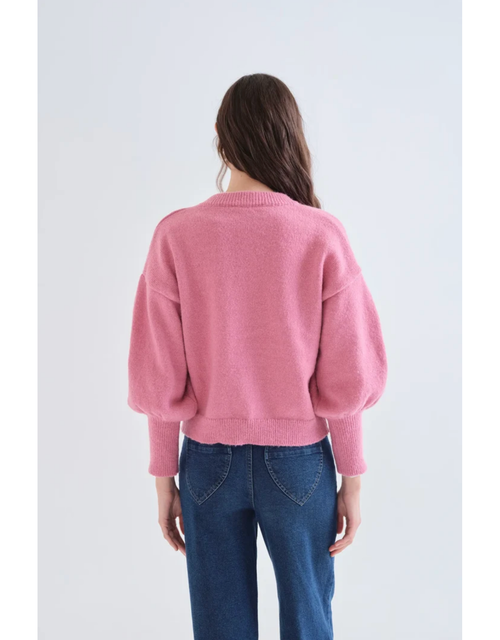 Compania Fantastica Compania Fantastica - Fancy Sleeve Jumper (Pink)