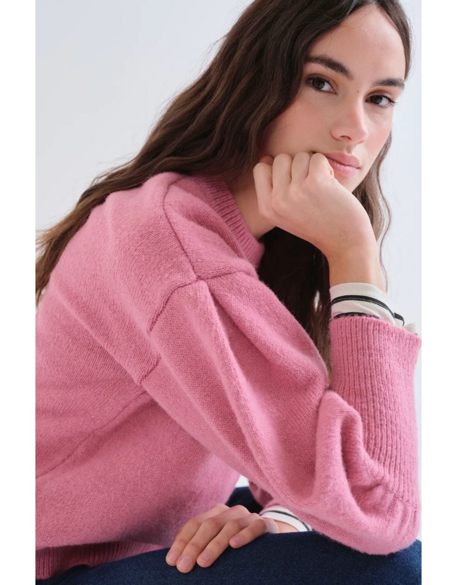 Compania Fantastica Compania Fantastica - Fancy Sleeve Jumper (Pink)
