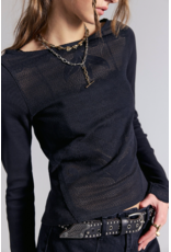 Free people Free People -  Delilah Long Sleeve Top (Black)