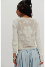 Free people Free People -  Delilah Long Sleeve Top (Clean Ivory)