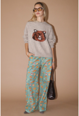 Bailey Rose Brown Bear Graphic Knit Pullover (Oatmeal)