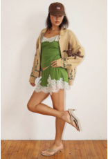 Bailey Rose Knit Zip Cardigan (Mallard - Tan)