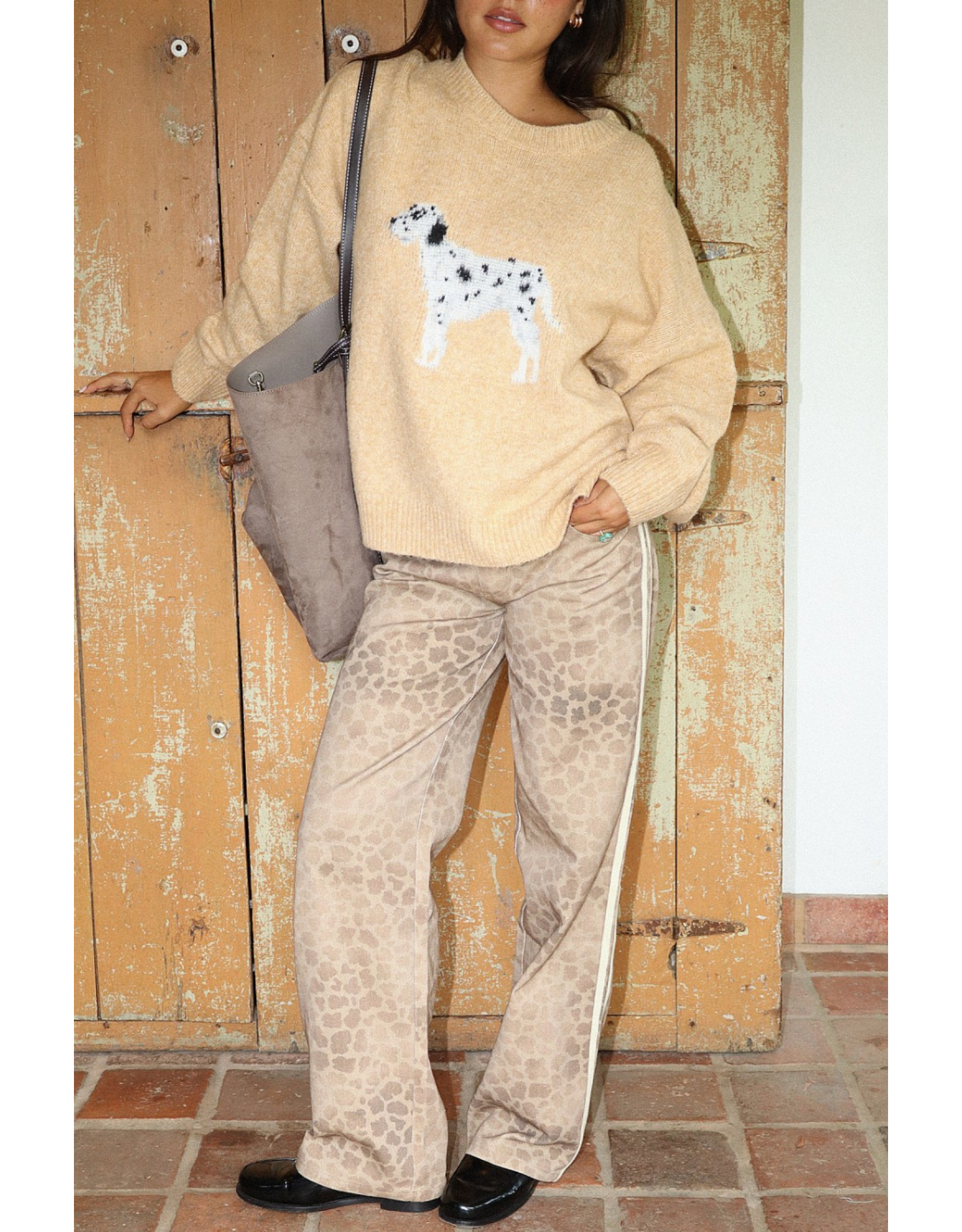 Bailey Rose Dalmation Sweater (Yellow)