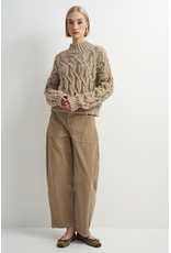 Astrid Astrid - Cowboy Couture Corduroy Barrel Pant (Camel)