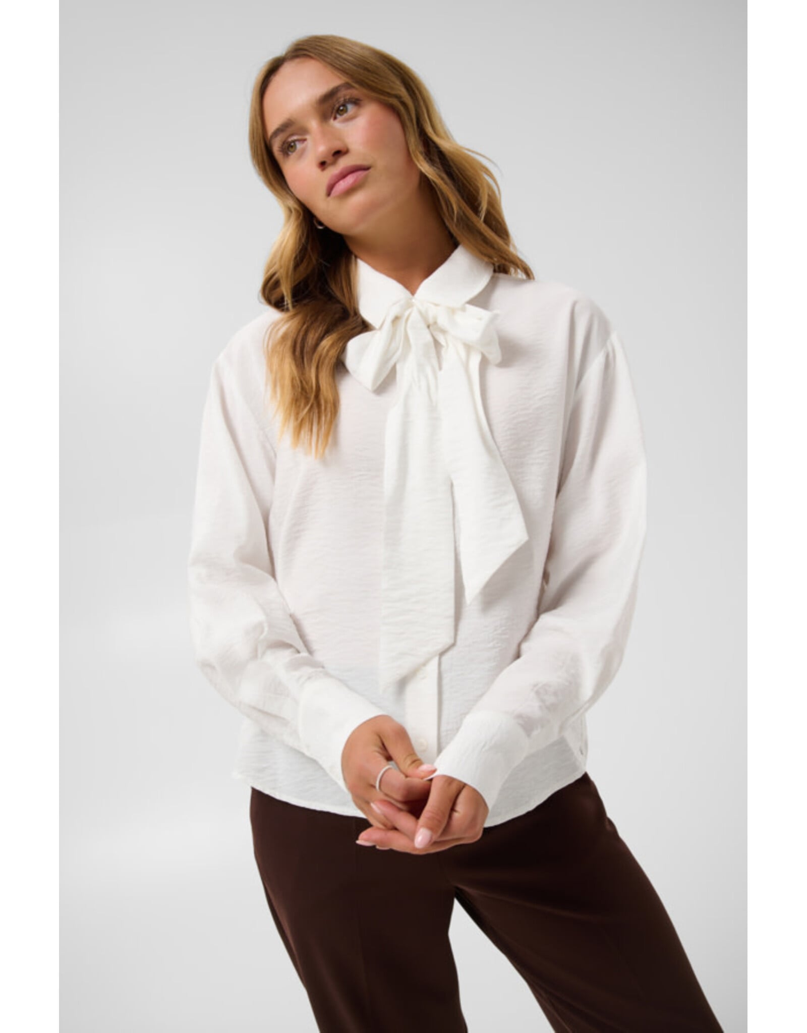 Kaffe Kaffe - Gilda Blouse (Chalk)