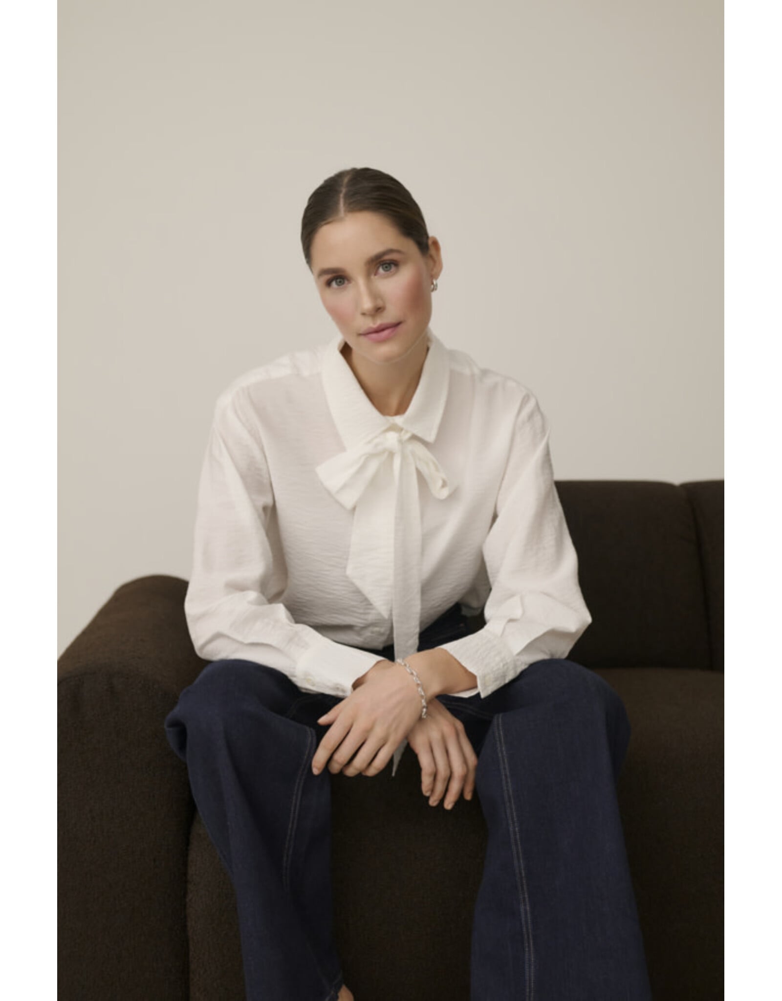 Kaffe Kaffe - Gilda Blouse (Chalk)