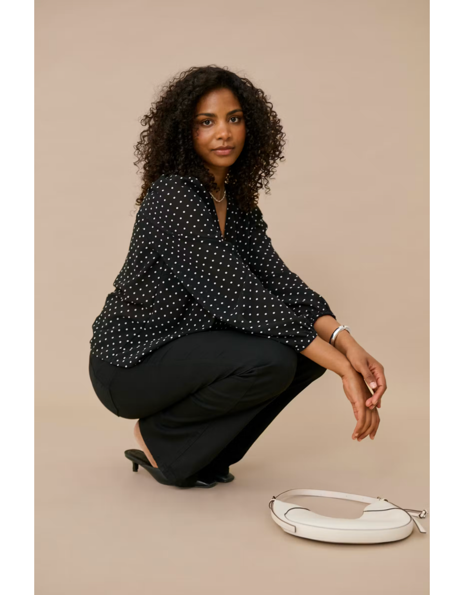 Kaffe Kaffe - Mindy Blouse (Black / White)