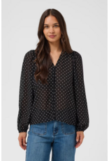 Kaffe Kaffe - Mindy Blouse (Black / White)