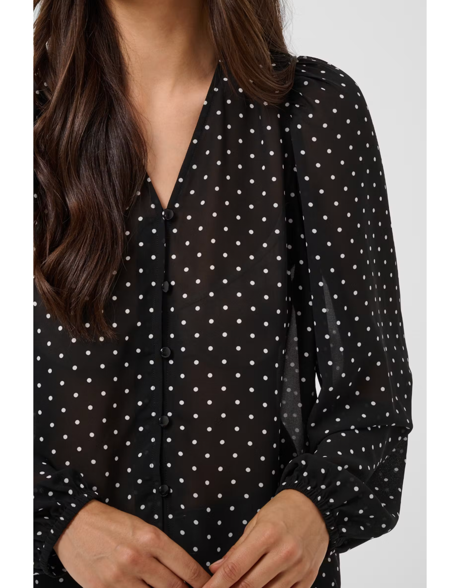 Kaffe Kaffe - Mindy Blouse (Black / White)