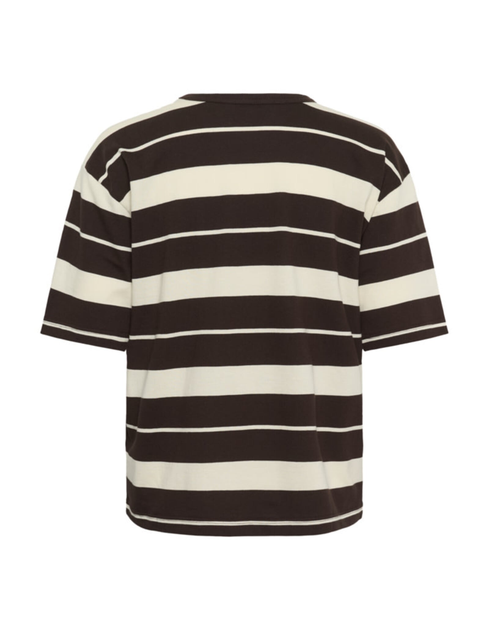 Kaffe Kaffe - Winny Striped Tee (Coffee Bean)