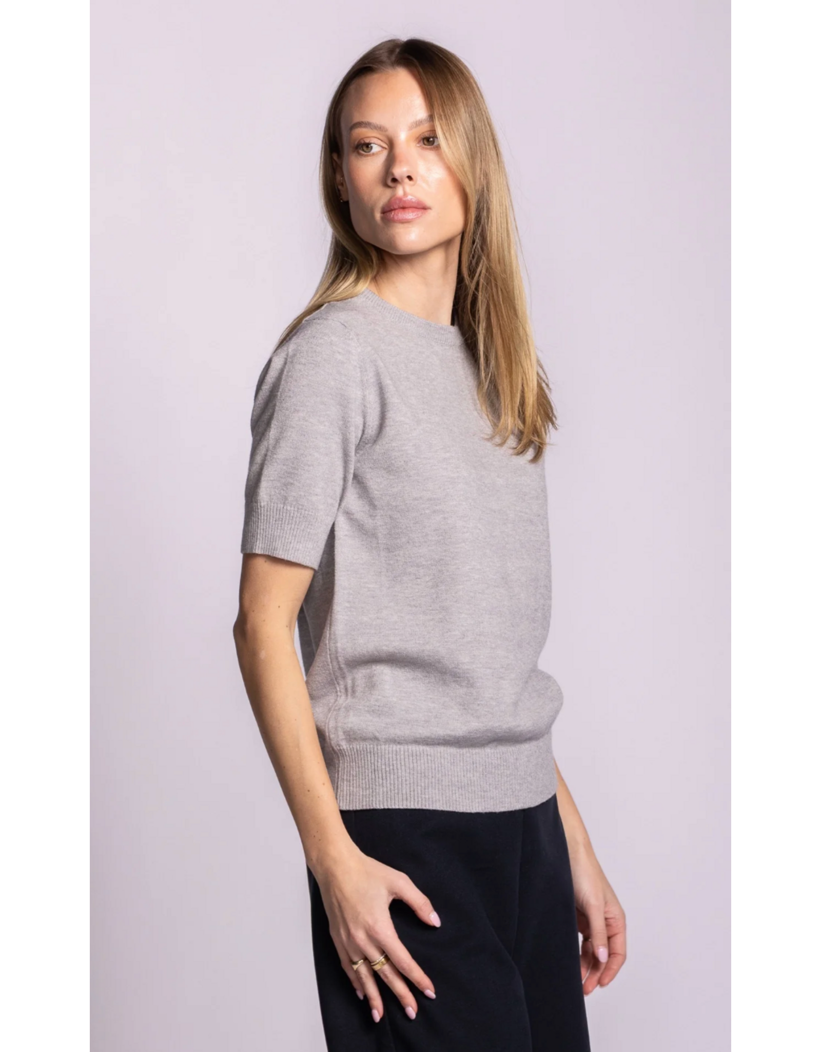 Pink Martini Pink Martini - Sandy Sweater (Light Grey)