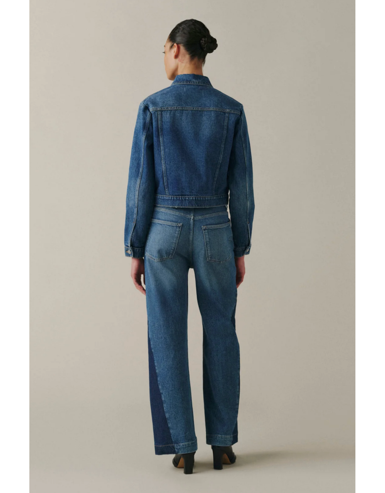 WARP + WEFT WARP + WEFT - NCE Wide Leg Jean (Split Rinse)
