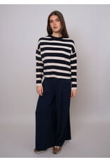 RD Style RD Style - Maheen Long Sleeve Crew Neck (Navy - Beige)
