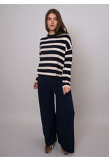 RD Style RD Style - Maheen Long Sleeve Crew Neck (Navy - Beige)