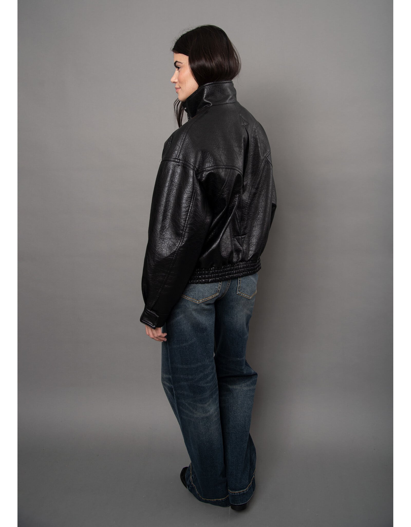RD Style RD Style - Mirana Faux Leather Jacket (Black)