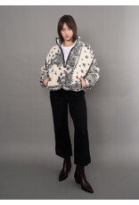 RD Style RD Style - Mila Printed Half Zip (Cream)