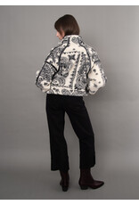 RD Style RD Style - Mila Printed Half Zip (Cream)