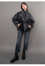 RD Style RD Style - Mila Printed Half Zip (Black)