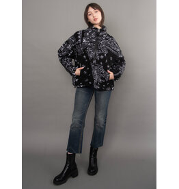 RD Style RD Style - Mila Printed Half Zip (Black)