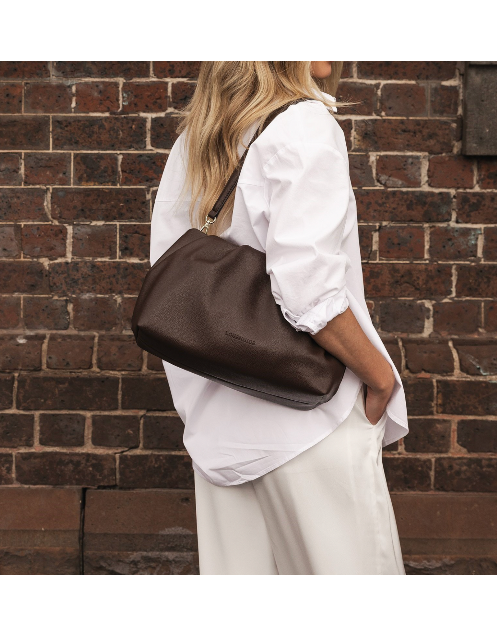 Louenhide Louenhide - Naomi Shoulder Bag (Chocolate)