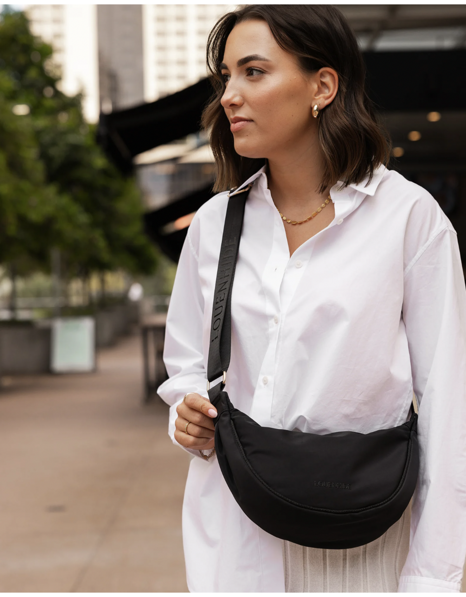 Louenhide Louenhide - Sylvia Nylon Sling Bag (Black)