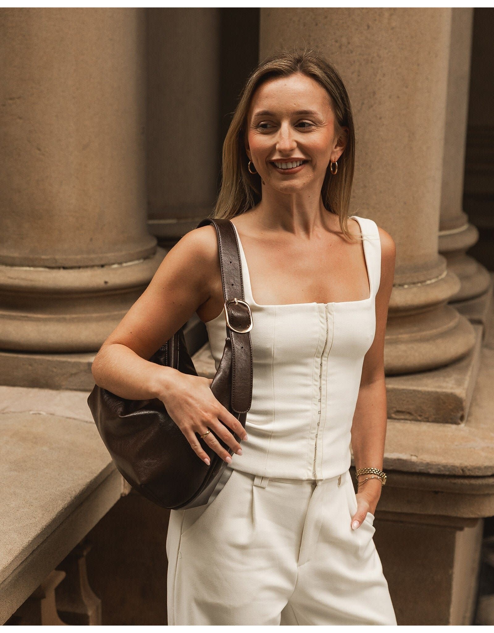 Louenhide Louenhide - Cleo Shoulder Bag (Chocolate)